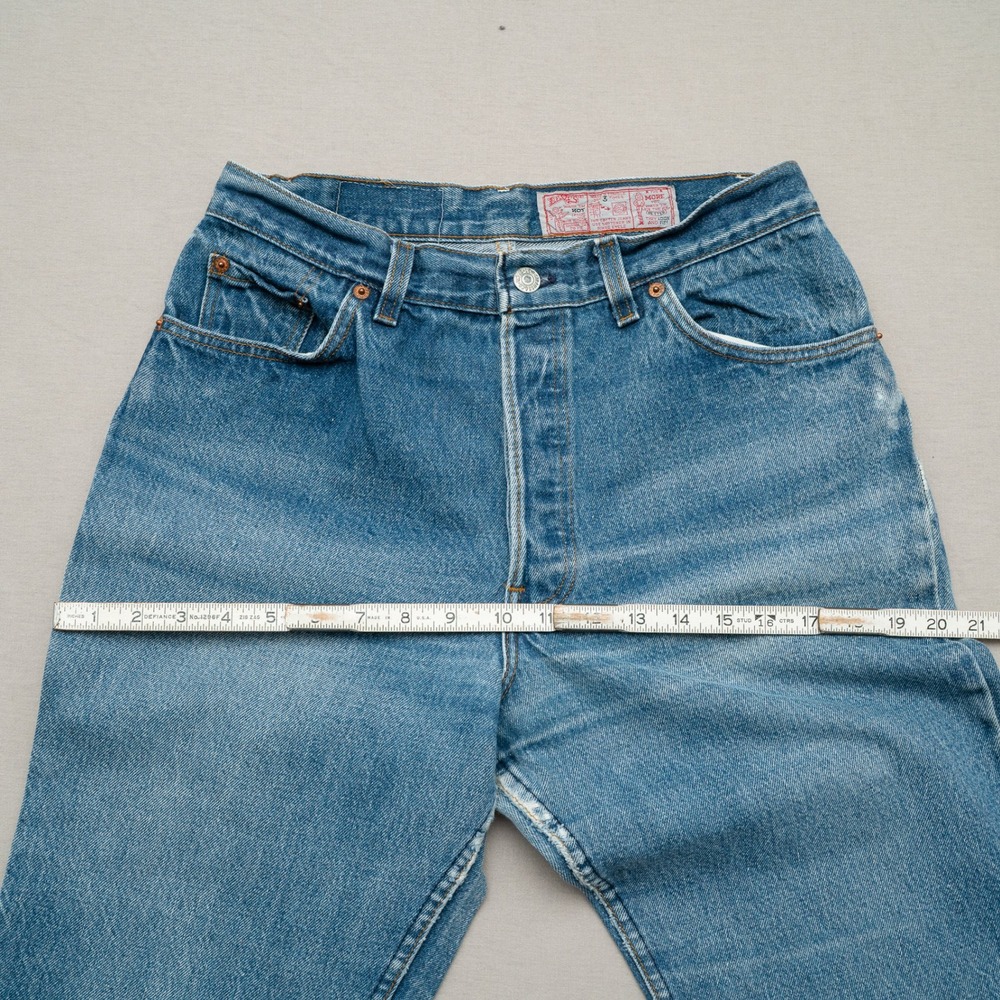 Vintage 70s 80s Womens Levis 501 Denim‎ Jeans 20501 0112 Size 15 30x33 - Picture 4 of 16